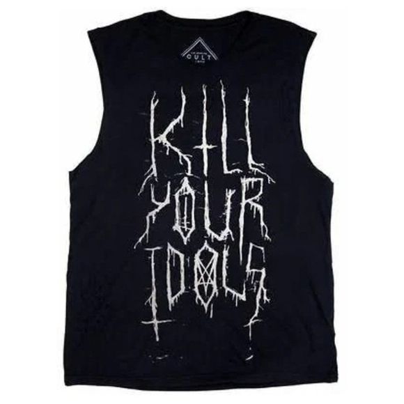 NWT, 24HRS | "Kill Your Idols" Sleeveless Tee - Unisex Large - Picture 2 of 5